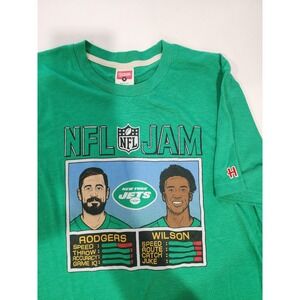 Homage New York Jets Aaron Rodgers Garrett Wilson NFL Jam T Shirt M
